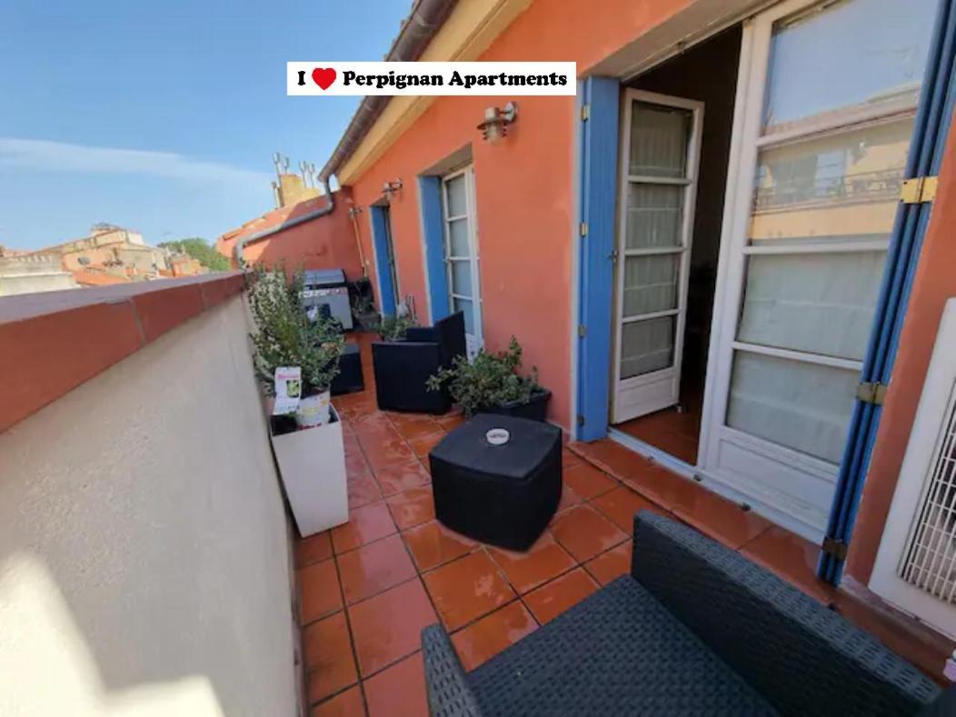 I Love Perpignan Duplex Terrasse Экстерьер фото